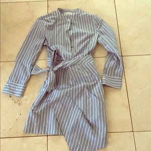 🍒 cherrykoko stripped asymmetric shirt dress 2